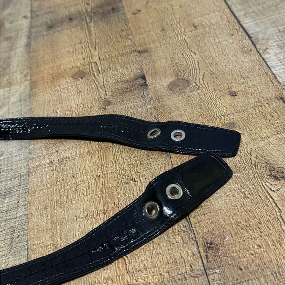 Coach bag replacement straps black patent leather - Picture 3 of 5